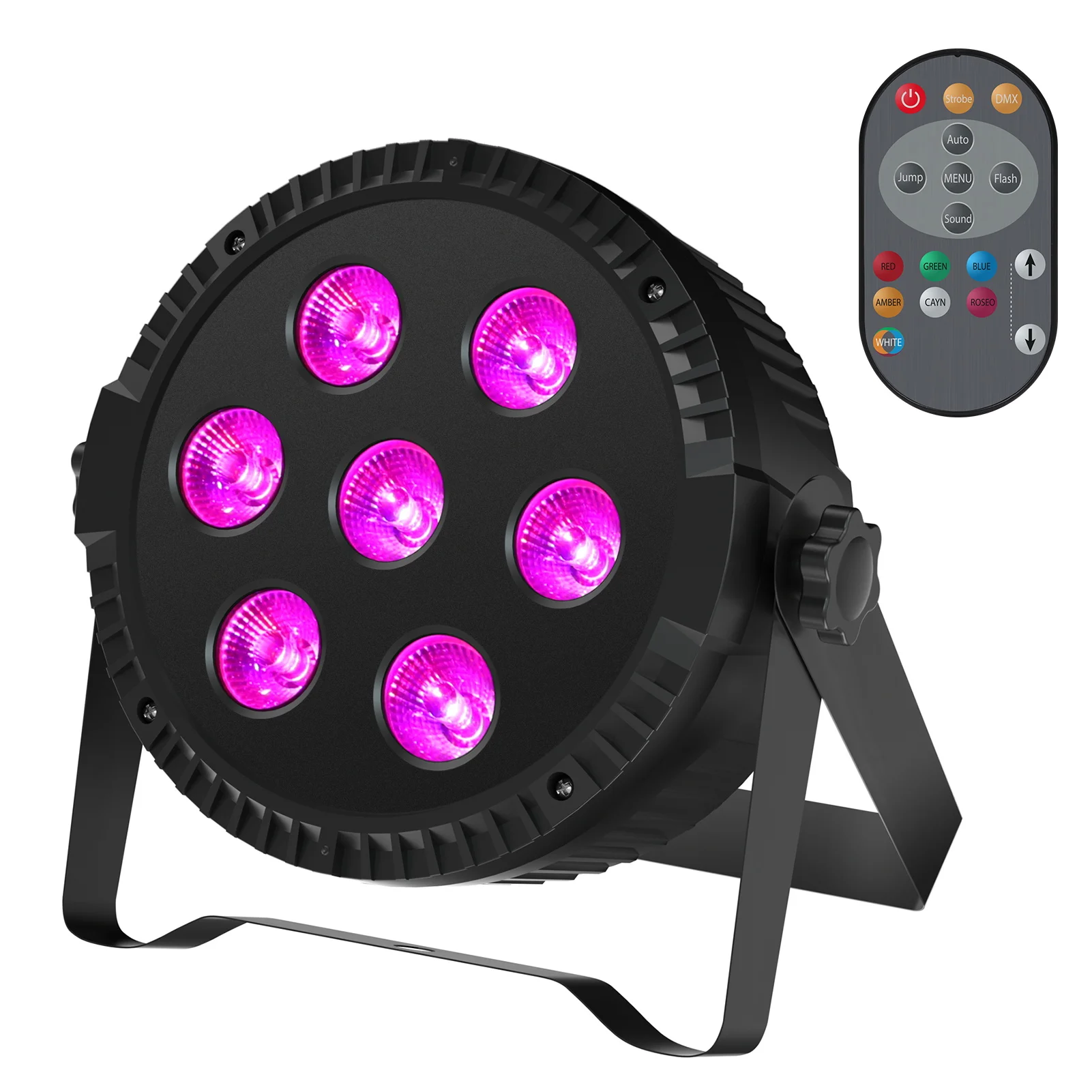 42W Par Light Stage Light 4 in 1 RGBW 7 LEDs WZYBUTA High Light Stage Effect Light DMX512 for KTV Theater Stage Bar Concert
42W Par Light Stage Light 4 in 1 RGBW 7 LEDs WZYBUTA High Light Stage Effect Light DMX512 for KTV Theater Stage Bar Concert