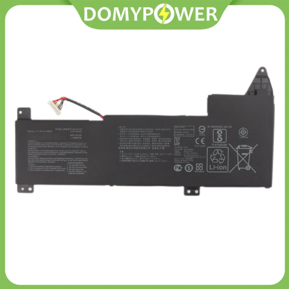 B31N1723 Laptop Battery for Asus VivoBook K570UD K570ZD R570UD R570ZD X570UD X570ZD X570DD F570UD F570DD F570ZD FX570ZD M570DD
B31N1723 Laptop Battery for Asus VivoBook K570UD K570ZD R570UD R570ZD X570UD X570ZD X570DD F570UD F570DD F570ZD FX570ZD M570DD