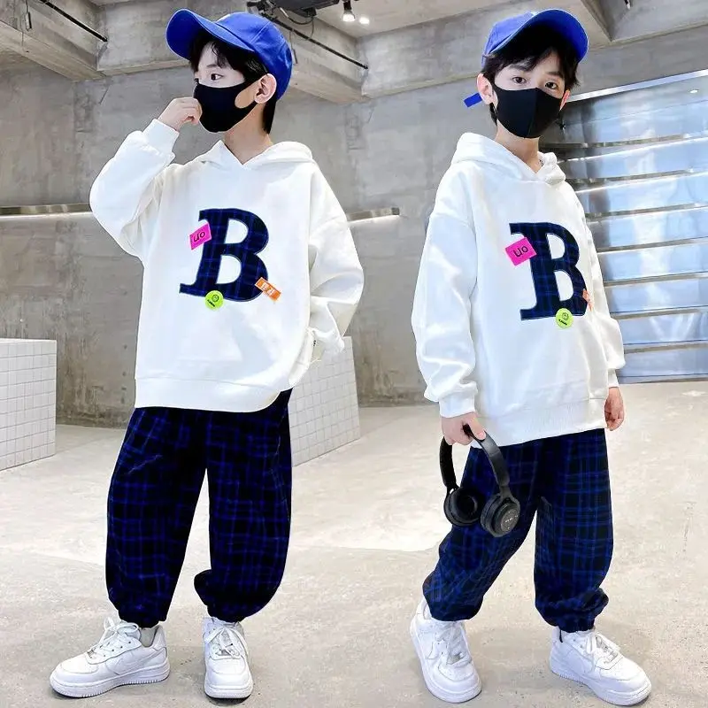 Kids New Boy Clothes Sets 2023 Spring Autumn Fashion Letter Clothing Kids Clothing For Boys Suit Children 2Pcs Sets 5-14 Years
Kids New Boy Clothes Sets 2023 Spring Autumn Fashion Letter Clothing Kids Clothing For Boys Suit Children 2Pcs Sets 5-14 Years