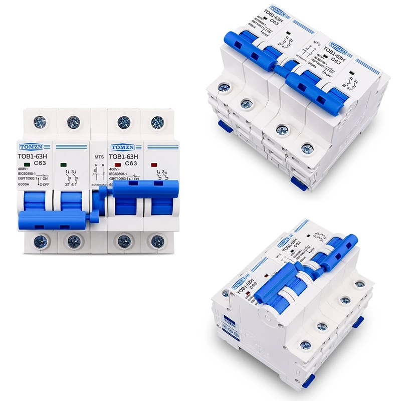 TOMZN 2P+2P MTS TOMZN AC Dual Power Manual Transfer Switch Circuit Breaker MCB 50HZ/60HZ
TOMZN 2P+2P MTS TOMZN AC Dual Power Manual Transfer Switch Circuit Breaker MCB 50HZ/60HZ