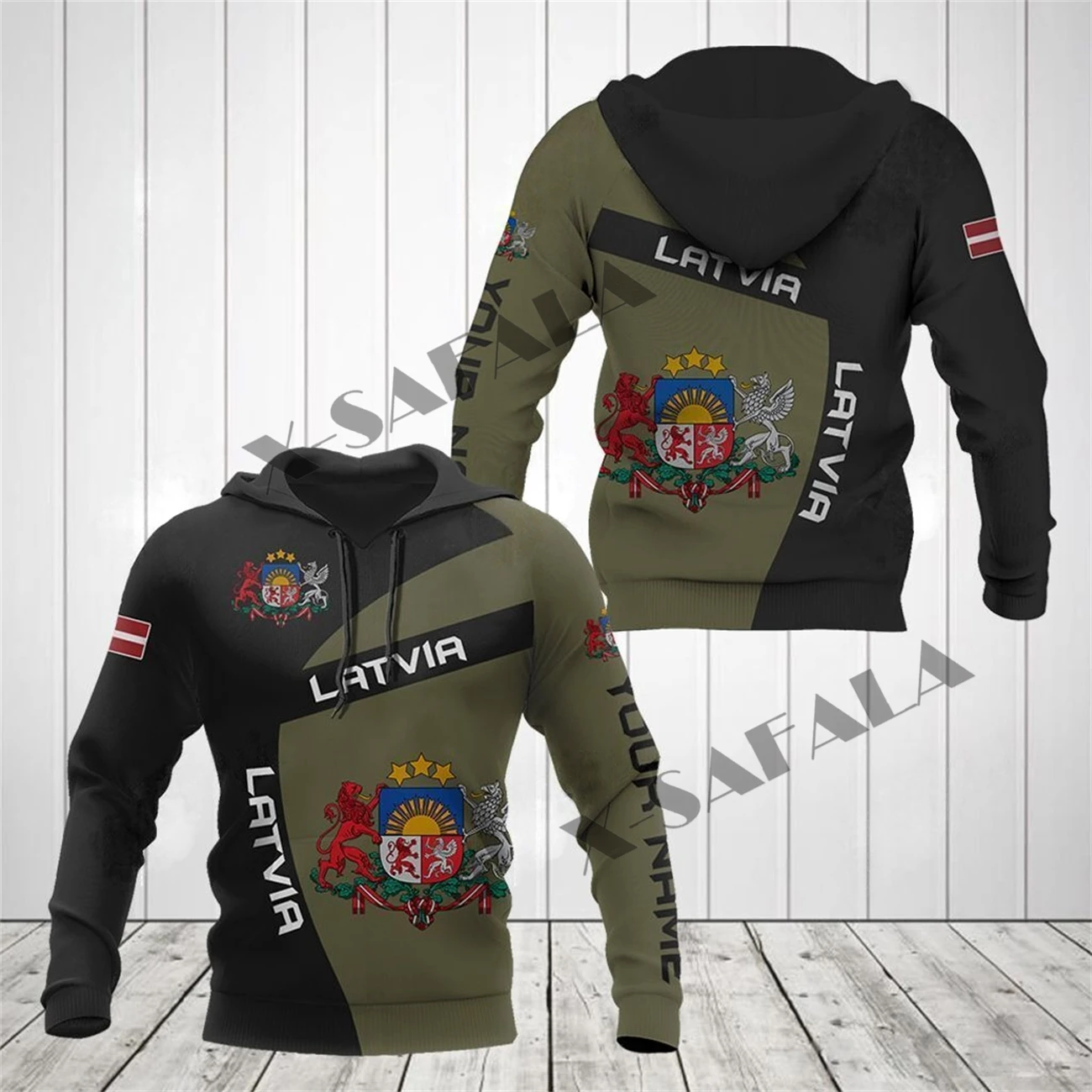 LATVIA FLAG COAT OF ARMS Lion Custom 3D Over Printed Hoodie Man Zipper Pullover Sweatshirt Jersey Streetwear Tracksuits Coat
LATVIA FLAG COAT OF ARMS Lion Custom 3D Over Printed Hoodie Man Zipper Pullover Sweatshirt Jersey Streetwear Tracksuits Coat