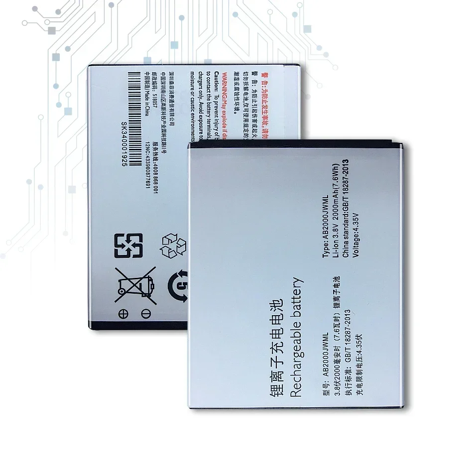 Аккумулятор для сотового телефона Philips Xenium S337 CTS337, 2000 мАч, AB2000JWML, с номером отслеживания, гарантия 1 год
Аккумулятор для сотового телефона Philips Xenium S337 CTS337, 2000 мАч, AB2000JWML, с номером отслеживания, гарантия 1 год