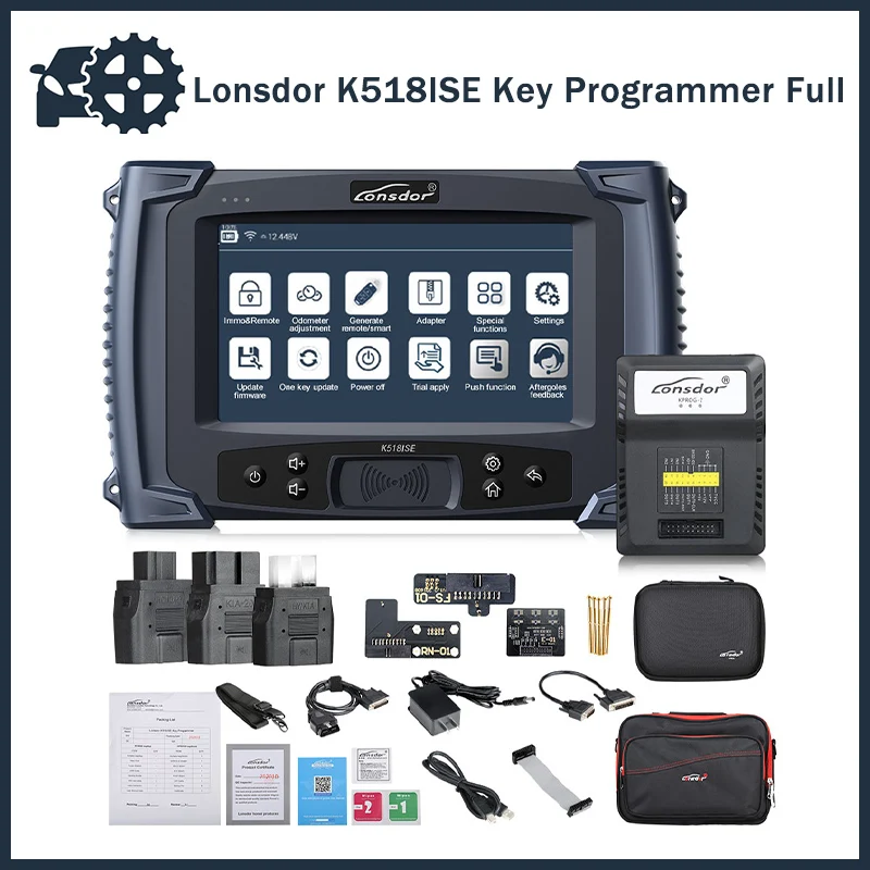 

Lonsdor K518ISE Key Programmer Full Version Support VW 4th 5th IMMO& B-M-W FEM/EDC & for To-y-ota H Chip Key Programming