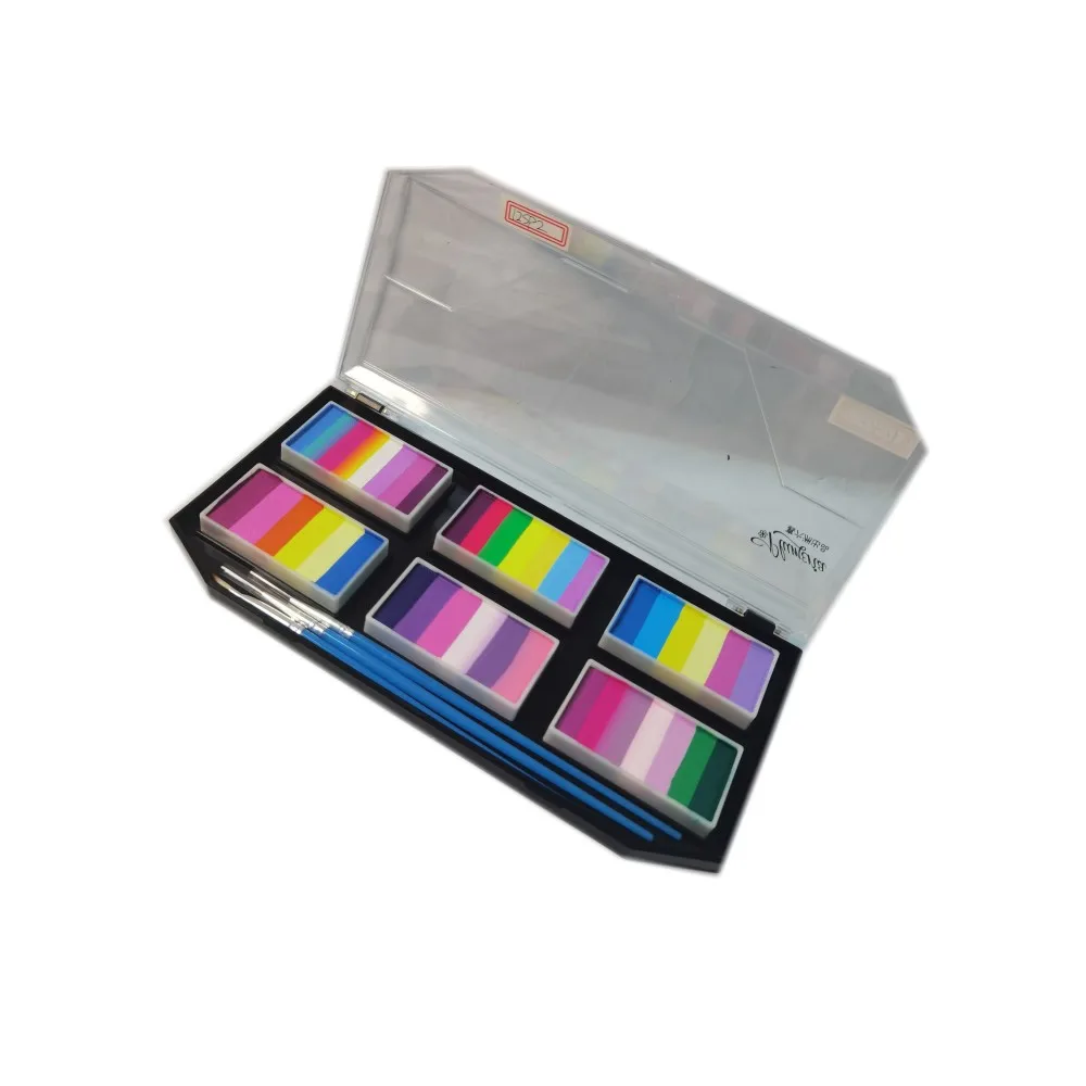 net weight 120g Halloween Makeup Professional Face Body Painting Water Activated Paints Cosplay Facepaints for Christmas party
net weight 120g Halloween Makeup Professional Face Body Painting Water Activated Paints Cosplay Facepaints for Christmas party
