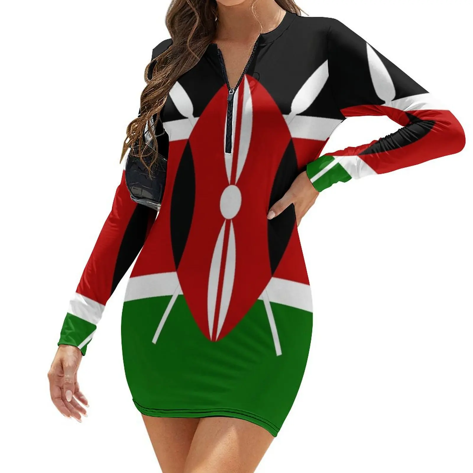Kenya Flag T-Shirt - Kenyan Nairobi Sticker Long-Sleeve Bodycon Dress dresses for woman 2024 Female dress long sleeve dresses
Kenya Flag T-Shirt - Kenyan Nairobi Sticker Long-Sleeve Bodycon Dress dresses for woman 2024 Female dress long sleeve dresses