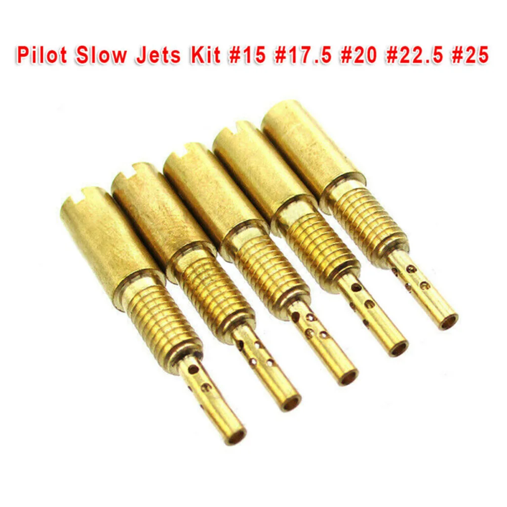 5pcs Motorcycle Carburetor Main Jets Slow Pilot Jets For Mikuni VM22-3847 VM26-672U Racing ATV Kit Injector Nozzle Part Tools
5pcs Motorcycle Carburetor Main Jets Slow Pilot Jets For Mikuni VM22-3847 VM26-672U Racing ATV Kit Injector Nozzle Part Tools