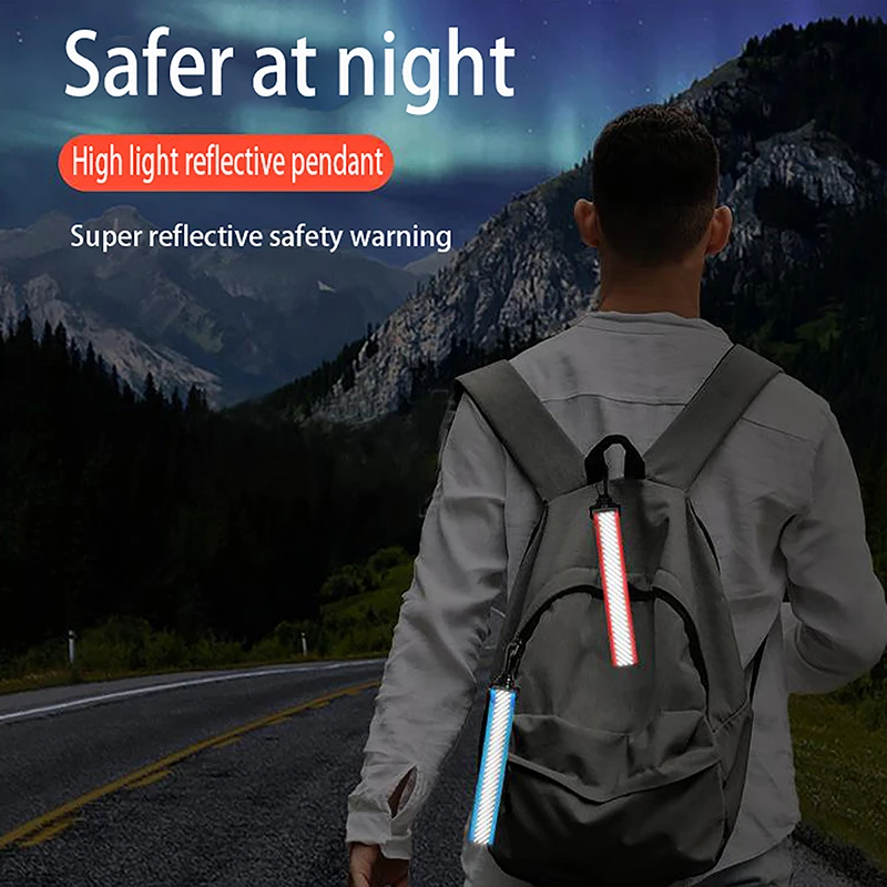 21cm Reflective Keychain High Visibility Reflective Pendant Traffic Safety Marker Night Cycling Bag Accessories Car Keychain
21cm Reflective Keychain High Visibility Reflective Pendant Traffic Safety Marker Night Cycling Bag Accessories Car Keychain