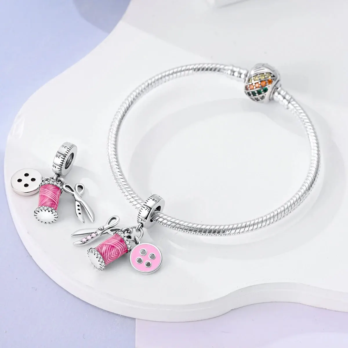 MULA 1PC Silver Plated Charms Firefly Butterfly Flower Fit Original Beads DIY Fashion Jewelry MULA 1PC Silver Plated Charms Firefly Butterfly Flower Fit Original Beads DIY Fashion Jewelry