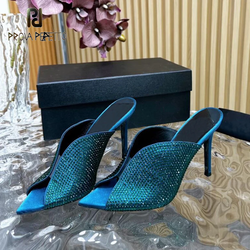 Fish Mouth Toe Sexy Thin Heel Summer High Heel Slides Party Wedding Full Diamond Bling Bling All Match Dress Sapatos Mujer New
Fish Mouth Toe Sexy Thin Heel Summer High Heel Slides Party Wedding Full Diamond Bling Bling All Match Dress Sapatos Mujer New