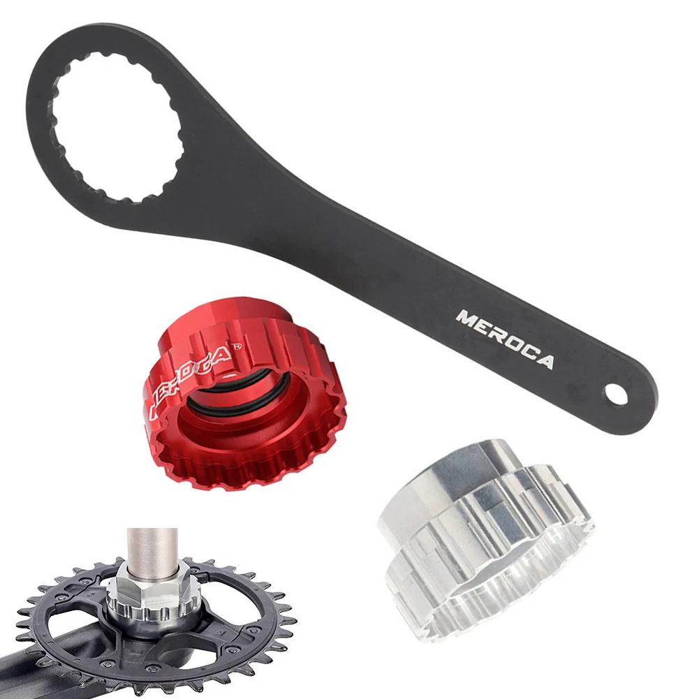 12 Speed Crankset Installation Sleeve Tool Aluminum Alloy Disc Removal Tool With Wrench For ShimanoM7100/M8100/M9100 XT SLX
12 Speed Crankset Installation Sleeve Tool Aluminum Alloy Disc Removal Tool With Wrench For ShimanoM7100/M8100/M9100 XT SLX