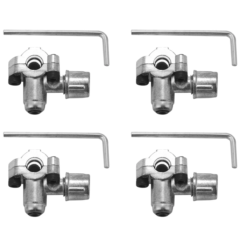 

4 Pack BPV-31 Piercing Valve Line Tap Valve Kits Adjustable For Air Conditioners HVAC 1/4 Inch,5/16 Inch,3/8 Inch Tubing