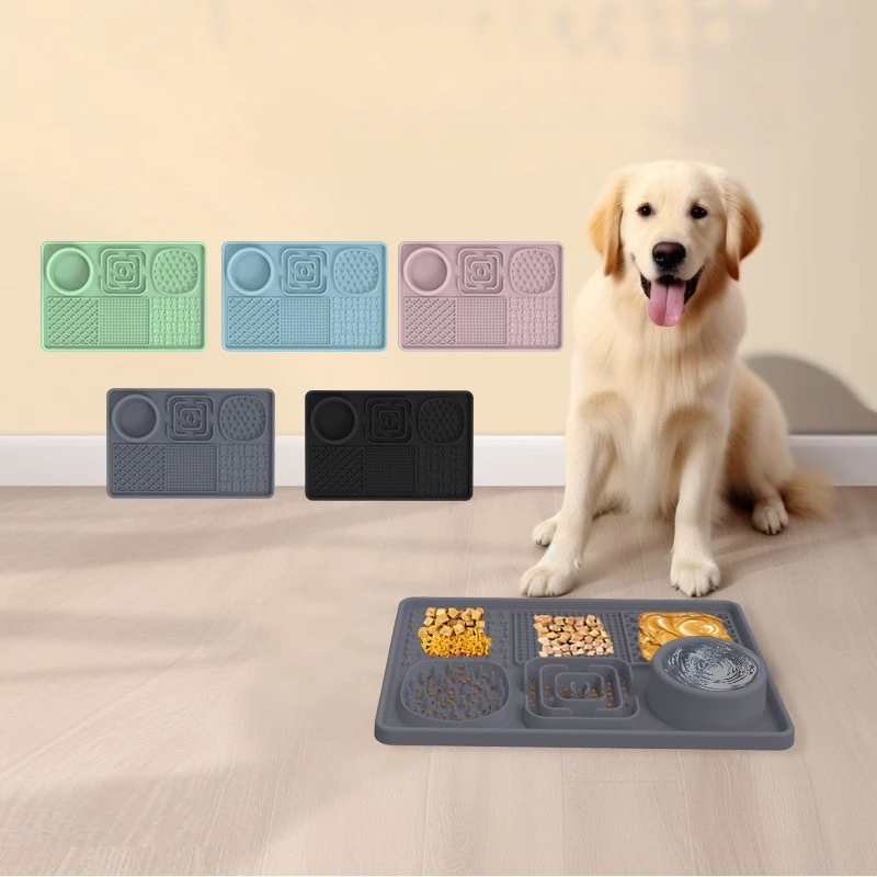 Pet Licking Mat Cat Dog Slow Feeding Placemat Pets Slowly Eating Bowl with Suction Cup Yogurt Peanut Food Pad Feeder Supplies
Pet Licking Mat Cat Dog Slow Feeding Placemat Pets Slowly Eating Bowl with Suction Cup Yogurt Peanut Food Pad Feeder Supplies