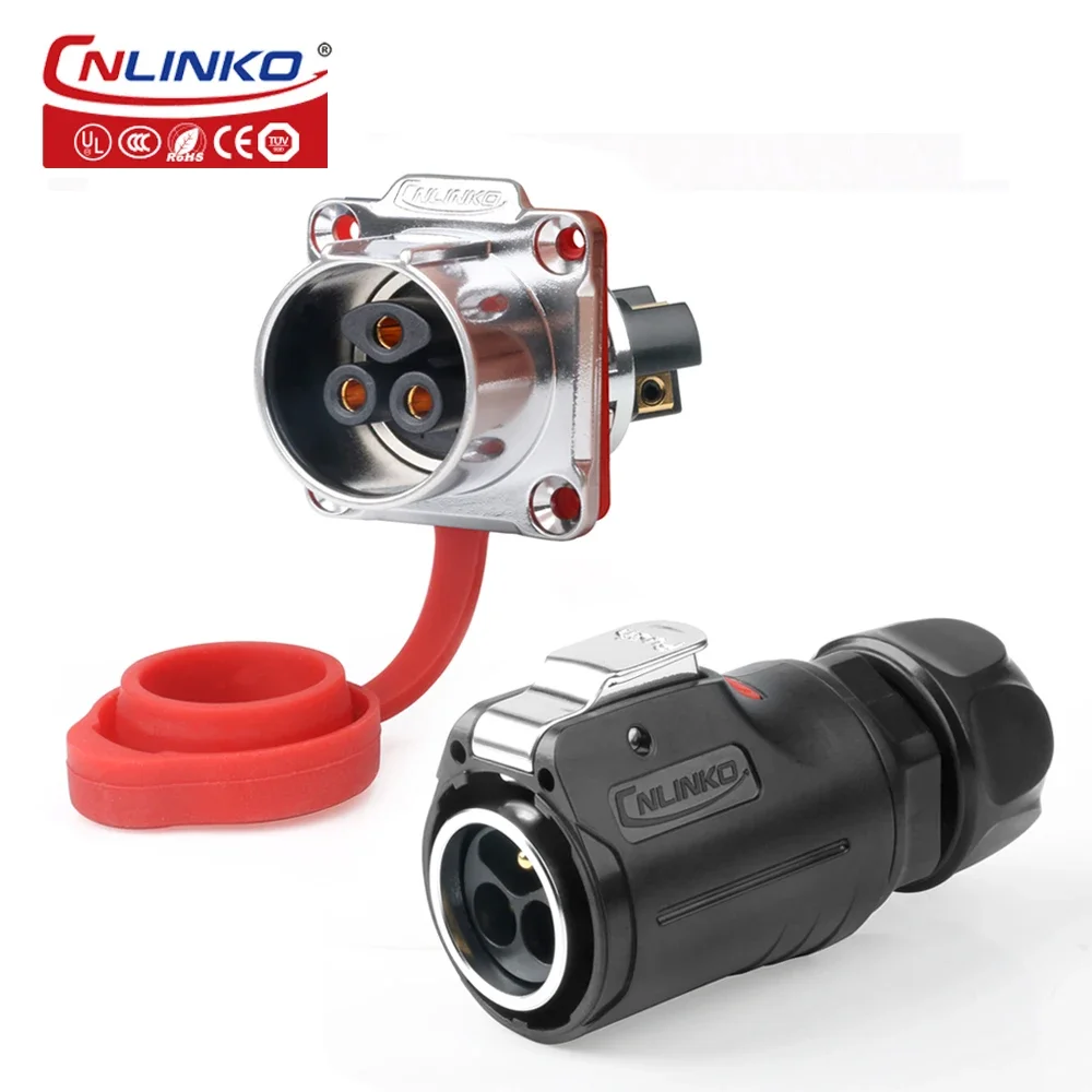 LP24 Male 3 Pin Connector Wire Cable Plug Female Panel Socket Waterproof Power Connector
LP24 Male 3 Pin Connector Wire Cable Plug Female Panel Socket Waterproof Power Connector