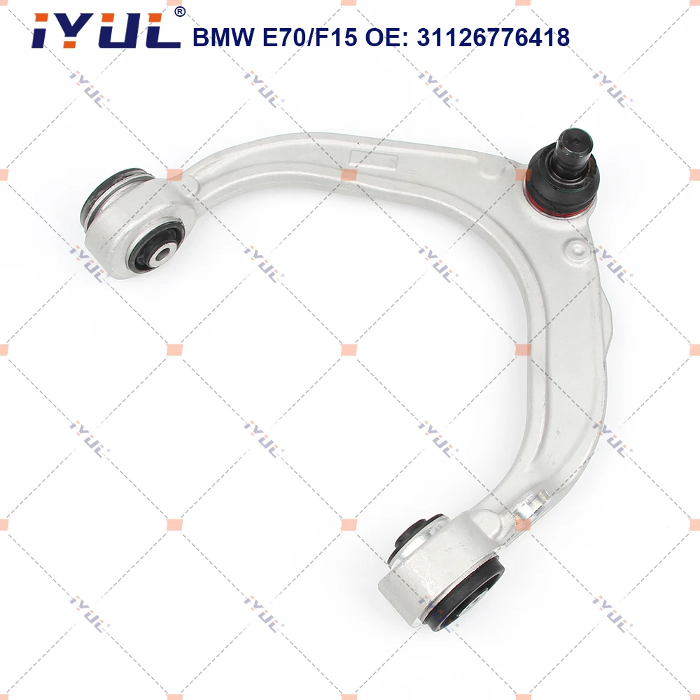 

IYUL Front Upper Suspension Control Arm U-Type For BMW X5 X6 Series E70 E71 E72 F15 F85 F16 F86 Hybrid 31126776418 31126776417