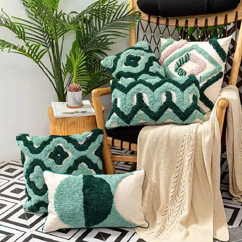 Cushion Cover for Home Decor Living Room Bedroom 45x45/30x50cm Boho Style Tufted Geometric Pattern Pillow Cover Modern Simple
Cushion Cover for Home Decor Living Room Bedroom 45x45/30x50cm Boho Style Tufted Geometric Pattern Pillow Cover Modern Simple