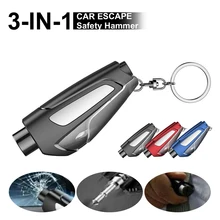 Seat Safety Hammer Emergency 3 In 1 Car Window Breaker Seat Belt Cutter With Keyring Life-Saving Escape Hammer Emergency Tool
Seat Safety Hammer Emergency 3 In 1 Car Window Breaker Seat Belt Cutter With Keyring Life-Saving Escape Hammer Emergency Tool