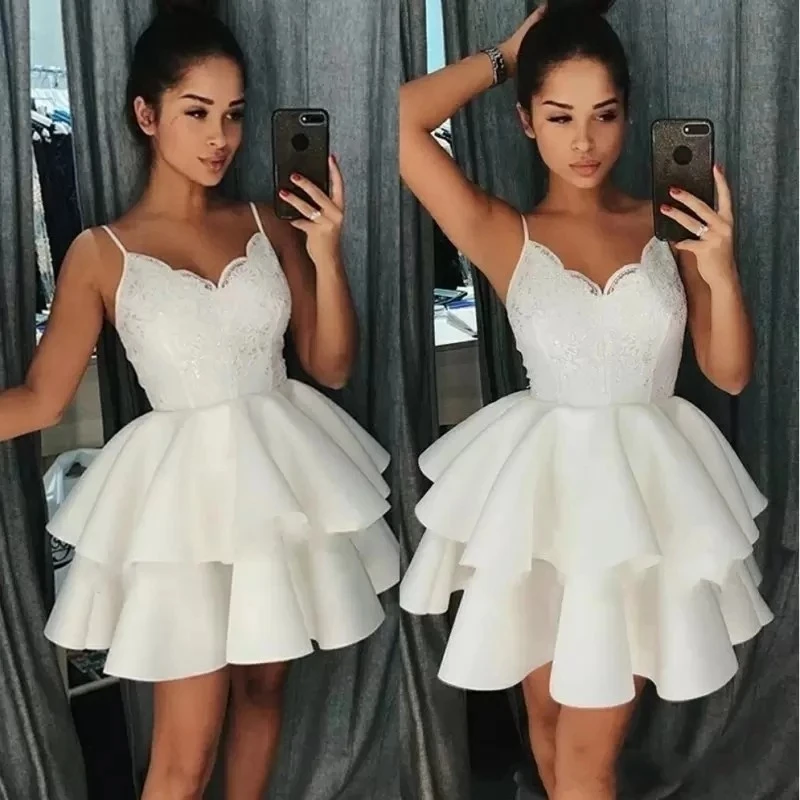 Короткие платья ANGELSBRIDEP цвета слоновой кости для встречи выпускников бальное платье на тонких бретельках кружевная вечерняя одежда для девушек на выпускной
Короткие платья ANGELSBRIDEP цвета слоновой кости для встречи выпускников бальное платье на тонких бретельках кружевная вечерняя одежда для девушек на выпускной
