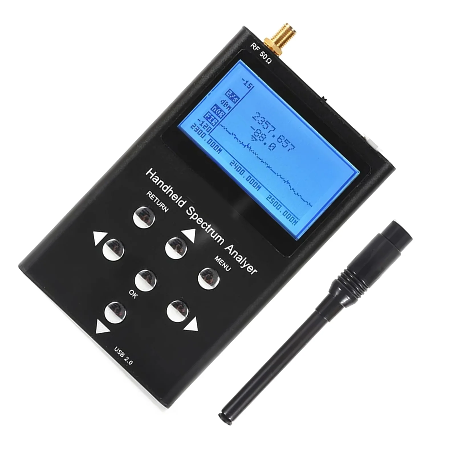 Open Source Oscilloscope Backlit LCD Display Pocket And Light Weight - Antenna Port -110dBm Antenna Port Durable
Open Source Oscilloscope Backlit LCD Display Pocket And Light Weight - Antenna Port -110dBm Antenna Port Durable