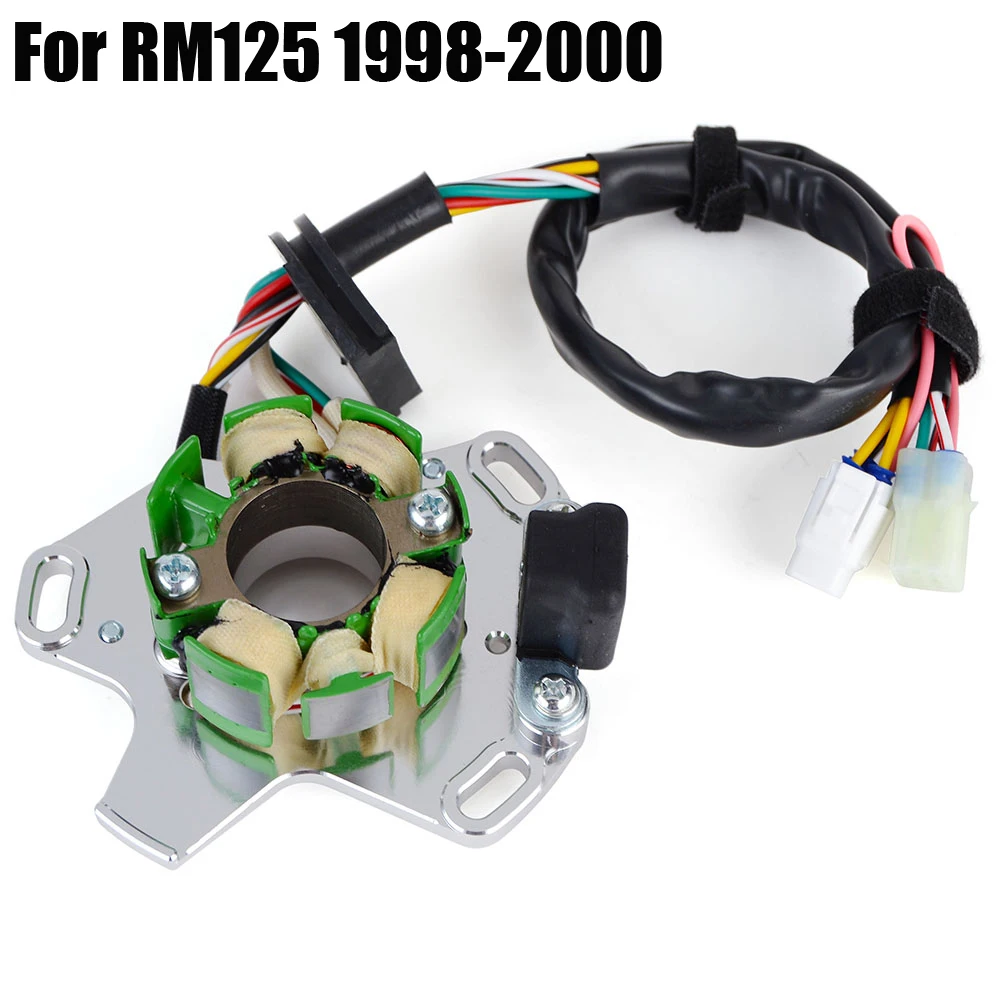 Stator Coil For Suzuki RM125 1998 1999 2000 32101-36E00 32101-36E10 32101-36E20 32101-36E30 RM 125
Stator Coil For Suzuki RM125 1998 1999 2000 32101-36E00 32101-36E10 32101-36E20 32101-36E30 RM 125