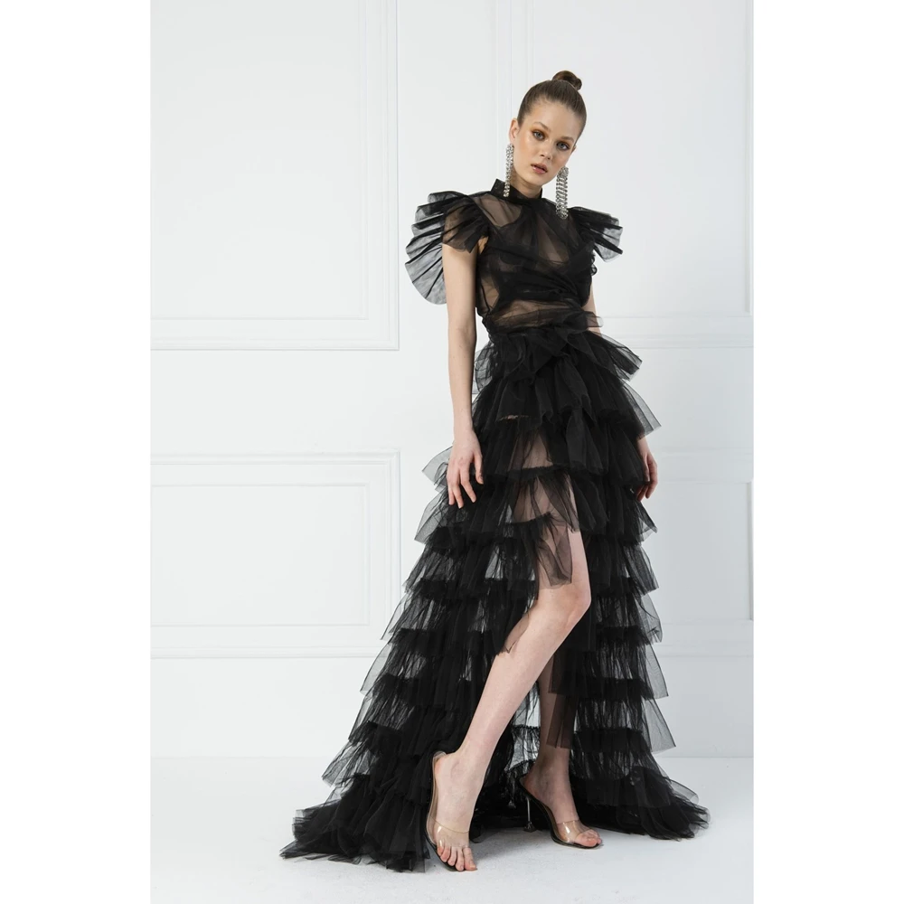 Women Tulle Long Skirt Solid Color Mesh Lace Layers Tied-Up Irregular Floor-Length Party Skirts Bikini Cover Ups Beachwear
Women Tulle Long Skirt Solid Color Mesh Lace Layers Tied-Up Irregular Floor-Length Party Skirts Bikini Cover Ups Beachwear