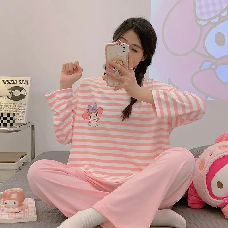 Kawaii Sanrio My Melody Anime Autumn Shirt Clothes Suit Cute Cartoon Cinnamoroll Pochacco Long Sleeve Hoodie Trousers Girl Toys
Kawaii Sanrio My Melody Anime Autumn Shirt Clothes Suit Cute Cartoon Cinnamoroll Pochacco Long Sleeve Hoodie Trousers Girl Toys