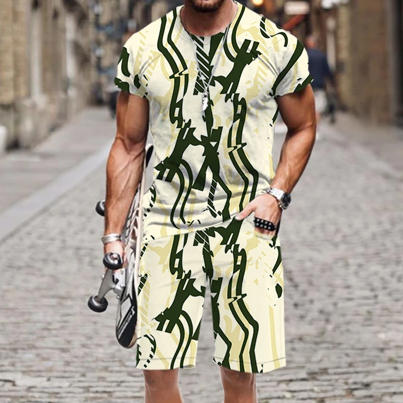 Casual Men's T-shirt Set Tops Harajuku Funny 3D Printed Outfit Summer Sportswear Beach 2022 New Short Sleeve Fashion Hot O Neck
Casual Men's T-shirt Set Tops Harajuku Funny 3D Printed Outfit Summer Sportswear Beach 2022 New Short Sleeve Fashion Hot O Neck