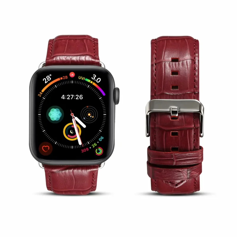 Fhx-19xn Luxury leather crocodile pattern single loop strap Apple Watch 6 5 4 3 first layer leather strap 38mm 40mm 42mm 44mm
Fhx-19xn Luxury leather crocodile pattern single loop strap Apple Watch 6 5 4 3 first layer leather strap 38mm 40mm 42mm 44mm