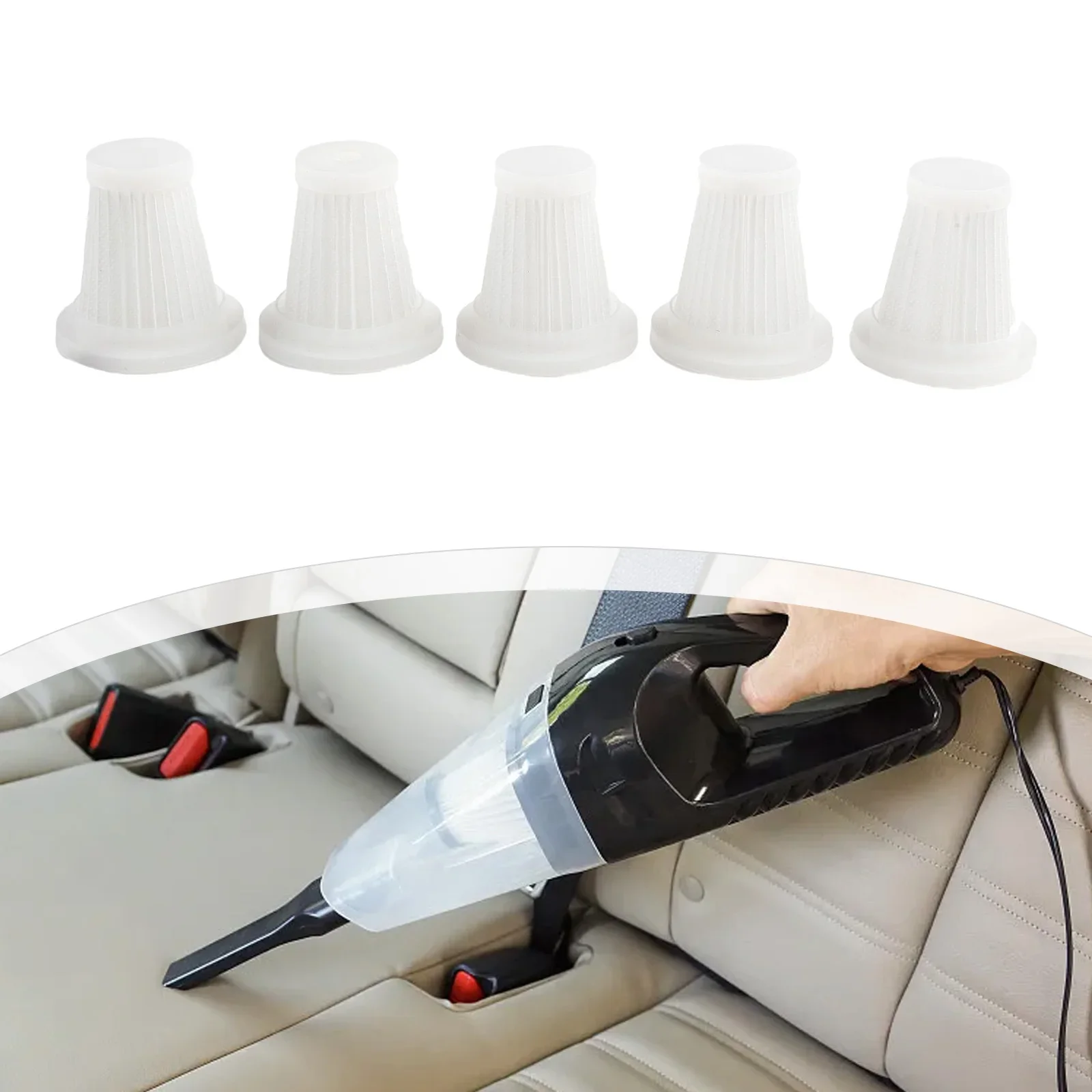 2/3/5pcs Reusable Car Vacuum Cleaner Replacement Accessories Washable Filters Household Cleaning Supplies
2/3/5pcs Reusable Car Vacuum Cleaner Replacement Accessories Washable Filters Household Cleaning Supplies