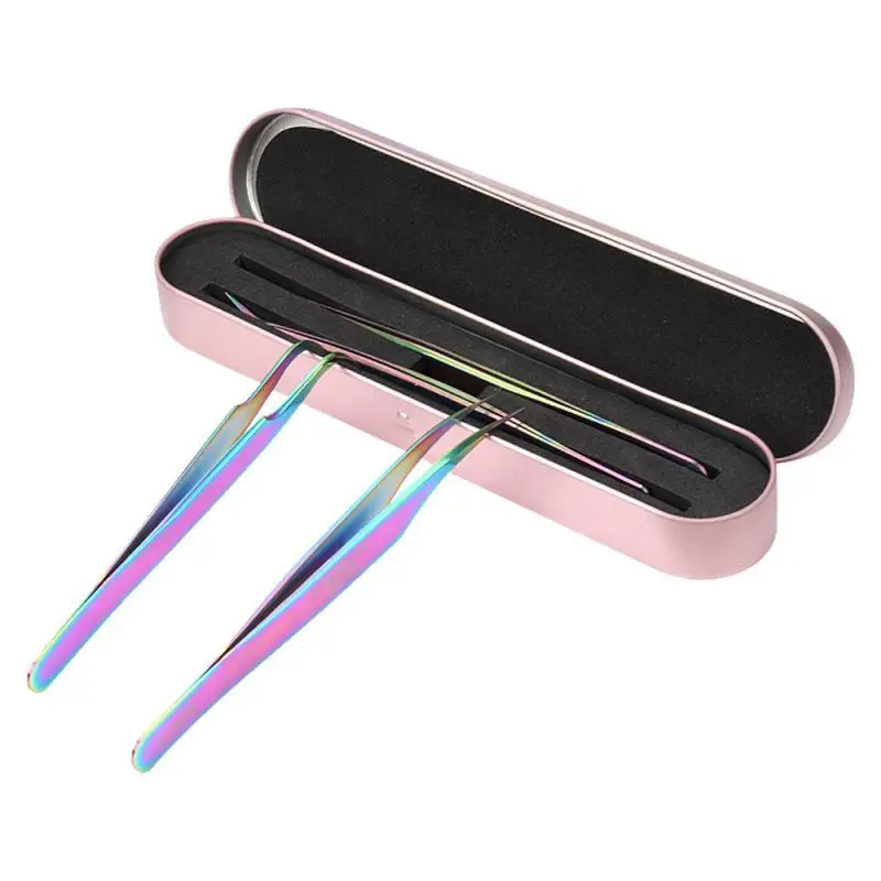 

Eyelash Tweezer Storage Box Lash Extension Supplies Tweezers Storage Box Pencil Cases Portable Eyelash Eyebrow Tweezers Case