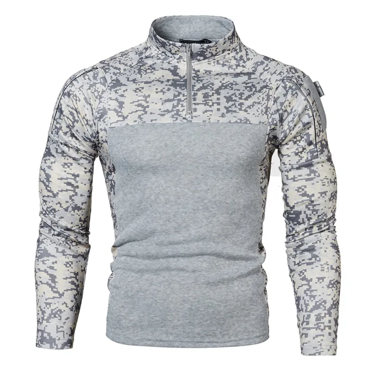 New Men's Tactical Combat Sweater Men's Military Camouflage Zipper Sportswear US Military Camouflage Long Sleeve Shirt
New Men's Tactical Combat Sweater Men's Military Camouflage Zipper Sportswear US Military Camouflage Long Sleeve Shirt