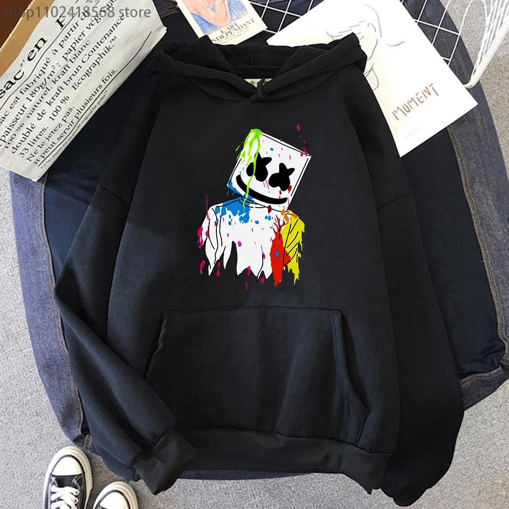 Толстовка Marshmello с рисунком радуги, кавайная Аниме Толстовка, топ с рисунком манги, модная мужская одежда Y2k, флисовая зимняя уличная одежда, Женская Толстовка
Толстовка Marshmello с рисунком радуги, кавайная Аниме Толстовка, топ с рисунком манги, модная мужская одежда Y2k, флисовая зимняя уличная одежда, Женская Толстовка