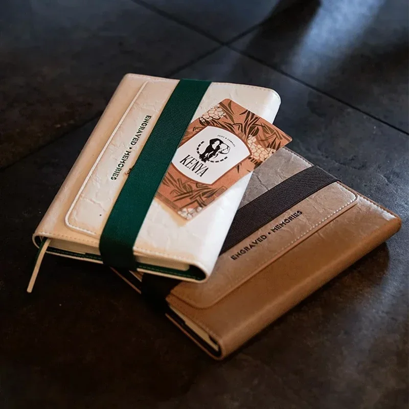 

Блокноты Daolin из искусственной кожи A5/c6 с подкладкой, записные книжки, принадлежности для дневника, деловой бумажный портативный офисный кожаный блокнот с листьями