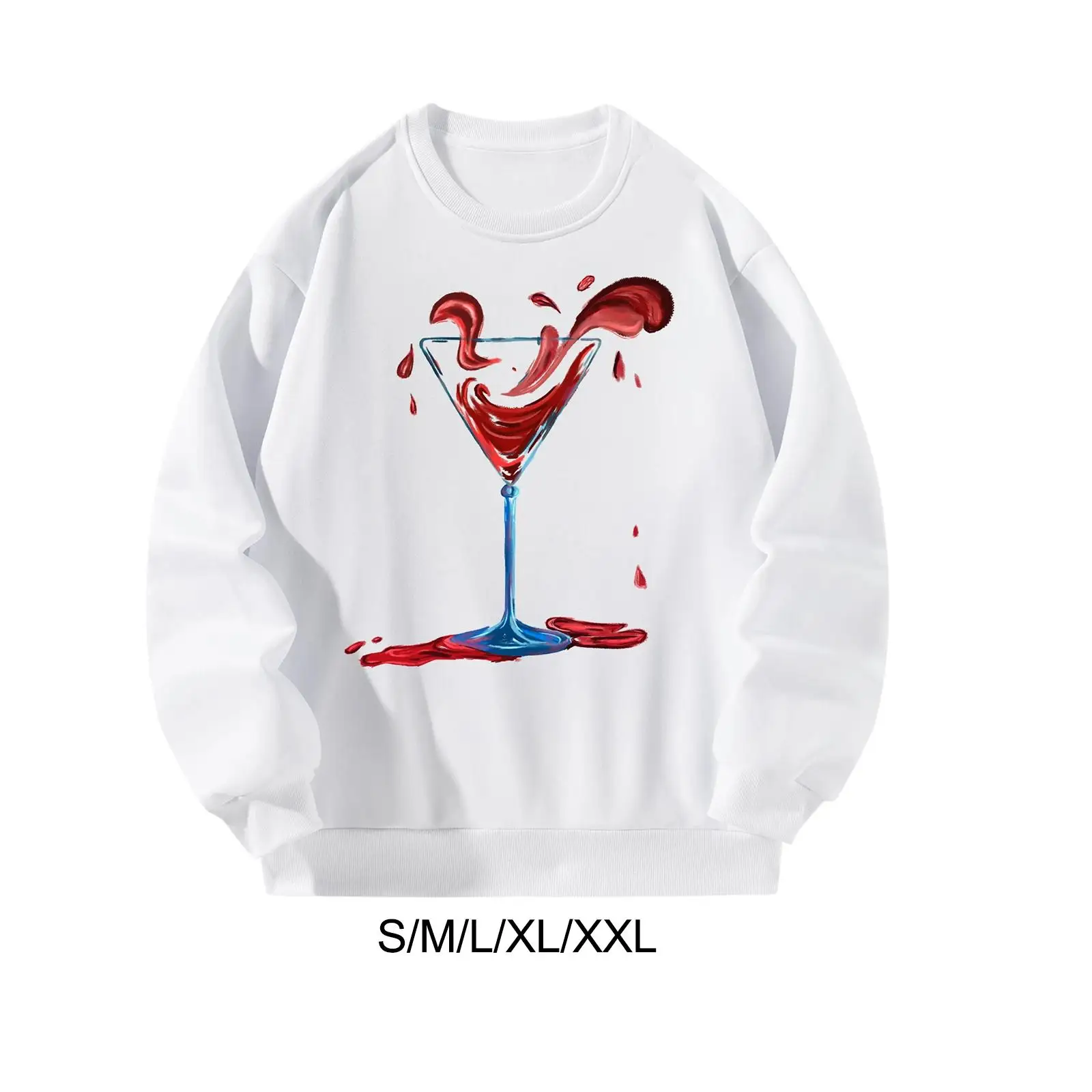 Sweatshirt for Women Fashion Activewear Long Sleeve White Crewneck Sweatshirt for Commuting Street Sports Vacation New Year Gift
Sweatshirt for Women Fashion Activewear Long Sleeve White Crewneck Sweatshirt for Commuting Street Sports Vacation New Year Gift