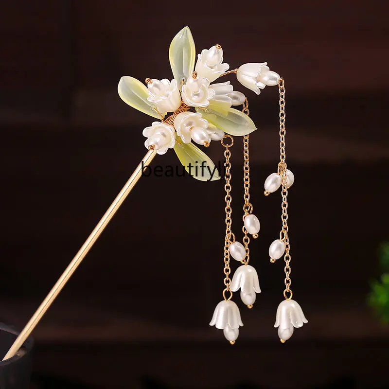 yj Antiquity Hair Clasp Alloy Minimal Plate Hair Clasp Hanfu Tassel Ancient Costume Headdress Linglan Hairpin
yj Antiquity Hair Clasp Alloy Minimal Plate Hair Clasp Hanfu Tassel Ancient Costume Headdress Linglan Hairpin
