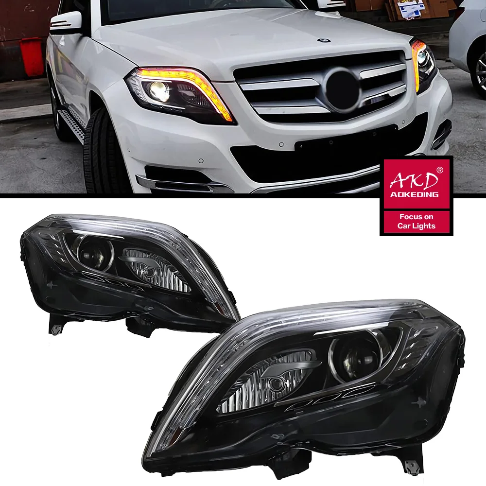 Auto Car Head Lights Parts For Benz GLK GLK200 2013-2015 LED Front Headlight Replacement DRL Daytime light Projector Facelift
Auto Car Head Lights Parts For Benz GLK GLK200 2013-2015 LED Front Headlight Replacement DRL Daytime light Projector Facelift