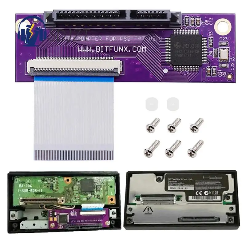 Игровой адаптер SATA, обновленная плата для SONY Playstation 2 PS2, модуль сетевого адаптера IDE
Игровой адаптер SATA, обновленная плата для SONY Playstation 2 PS2, модуль сетевого адаптера IDE