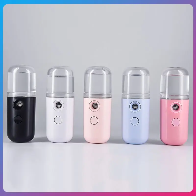 

30ml Mini Nano Mist Facial Sprayer Beauty Instrument USB Humidifier Rechargeable Nebulizer Face Steamer Moisturizing Beauty Tool