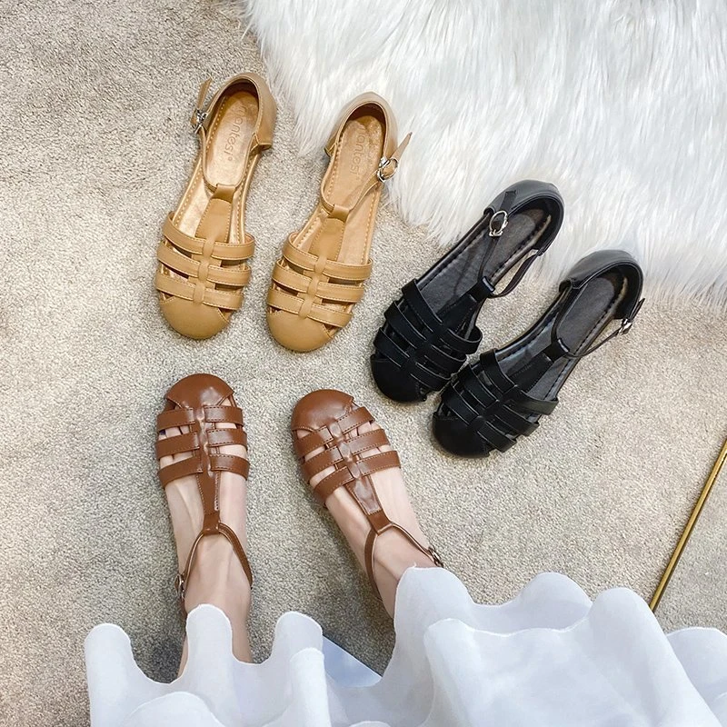 French Niche Sandals Women 2022 Summer New Fairy Style Retro Flat Bottom Fashion Hollow Weave Rome Shoes Trend women shoes
French Niche Sandals Women 2022 Summer New Fairy Style Retro Flat Bottom Fashion Hollow Weave Rome Shoes Trend women shoes