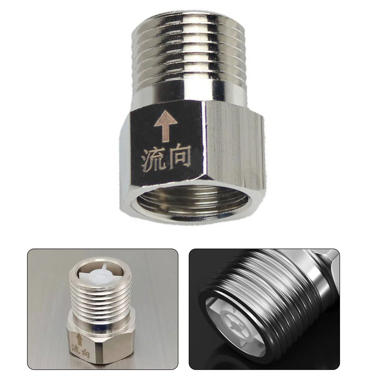 1pcs 1/2" Female Male Thread Brass One-Way Non-return Check Valve For Water Tank Water Heater Toilet
1pcs 1/2" Female Male Thread Brass One-Way Non-return Check Valve For Water Tank Water Heater Toilet