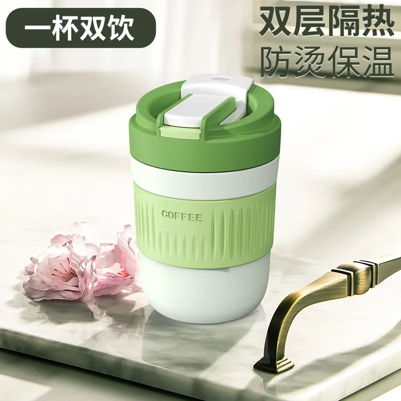 400-550ml Coffee Cup Water Bottle Thick Glass Mug Heat-Resistant Milk Juice Cup Drinkware Travel Sealed Non-slip Set Straw Mug
400-550ml Coffee Cup Water Bottle Thick Glass Mug Heat-Resistant Milk Juice Cup Drinkware Travel Sealed Non-slip Set Straw Mug