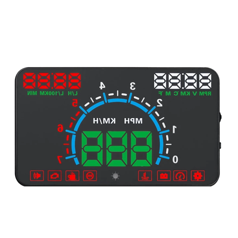 Автомобильный проектор лобового стекла E350, цифровой спидометр OBD2, отображение показателей приборов, превышения скорости, воды, температуры, оборотов в минуту, напряжения
Автомобильный проектор лобового стекла E350, цифровой спидометр OBD2, отображение показателей приборов, превышения скорости, воды, температуры, оборотов в минуту, напряжения