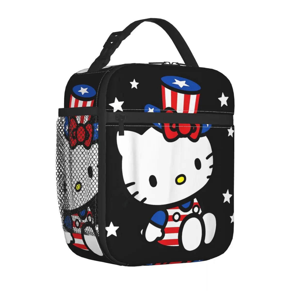 Изолированные ланч-пакеты Hello Kitty, американский, 4 июля, герметичный контейнер для еды, Термосумка, Ланч-бокс, сумка для работы, путешествий, для девочек и мальчиков
Изолированные ланч-пакеты Hello Kitty, американский, 4 июля, герметичный контейнер для еды, Термосумка, Ланч-бокс, сумка для работы, путешествий, для девочек и мальчиков