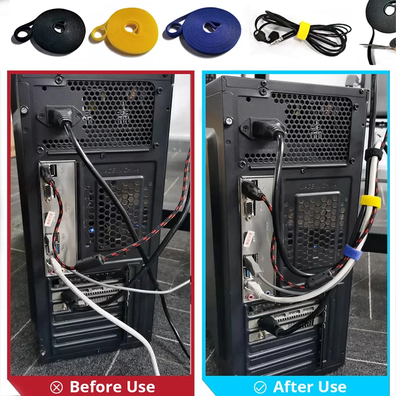 Cable Organizer USB Cable Winder Management For Mouse Earphone Computer Wire Cable Protector Nylon Free Cut Ties Cord Hoop Tape
Cable Organizer USB Cable Winder Management For Mouse Earphone Computer Wire Cable Protector Nylon Free Cut Ties Cord Hoop Tape