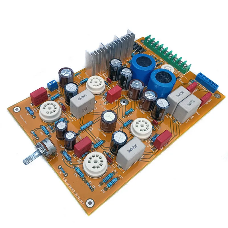 

Hetianmao Circuit 6N11 Vacuum Tube Preamp 6Z4 Rectifier HiFi Pre-amp Audio Amplifier Board