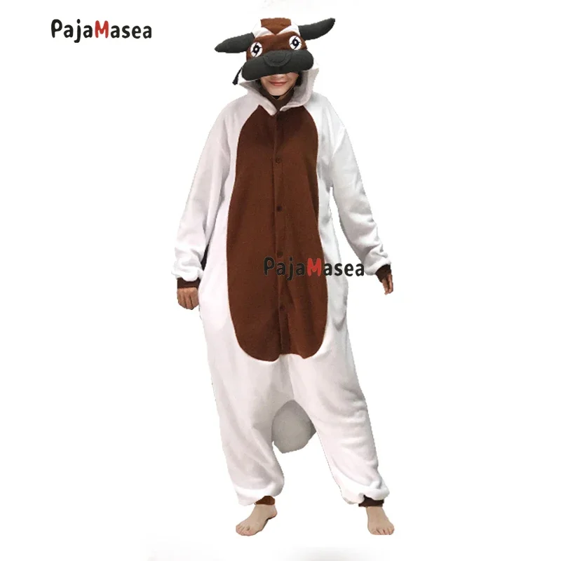 Adult Unisex Cow Appa Animal The Last Airbender Cosplay Costume Anime Pretty Pajamas Halloween Family Party Onesies Kigurumi
Adult Unisex Cow Appa Animal The Last Airbender Cosplay Costume Anime Pretty Pajamas Halloween Family Party Onesies Kigurumi