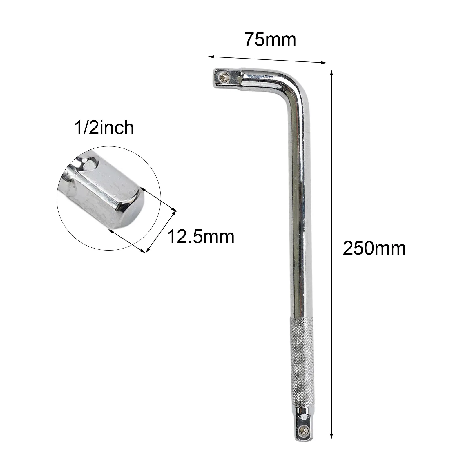 1pcs New L Type Bent Bar Socktet Wrench 1/2" 1/4" 3/8" Anti-slip Chrome Vanadium Steel Double End Extension
1pcs New L Type Bent Bar Socktet Wrench 1/2" 1/4" 3/8" Anti-slip Chrome Vanadium Steel Double End Extension