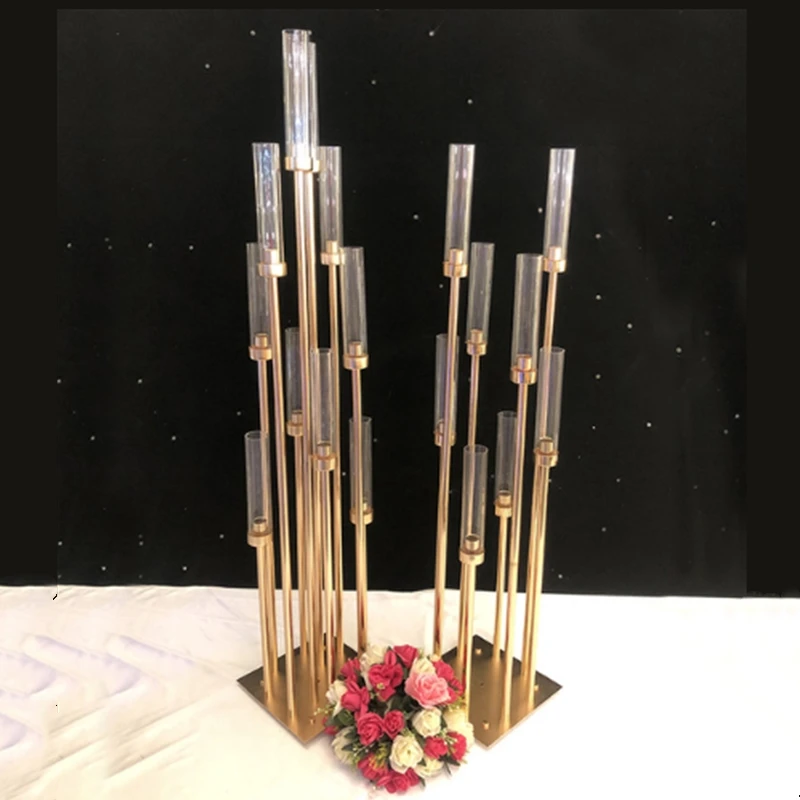 10set Metal Candelabra Candle Holders Road Lead Table Centerpiece Gold Candelabrum Stand Pillar Candlestick For wedding
10set Metal Candelabra Candle Holders Road Lead Table Centerpiece Gold Candelabrum Stand Pillar Candlestick For wedding
