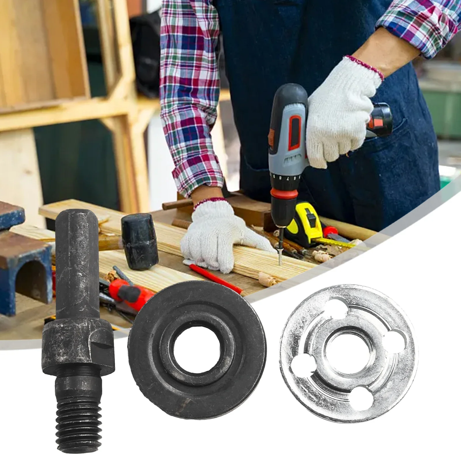 Drill Grinder Adapter Adapter Connecting Rod Pressure Plate Angle Grinder 10mm Accessories Electric Drill Grinding Steel
Drill Grinder Adapter Adapter Connecting Rod Pressure Plate Angle Grinder 10mm Accessories Electric Drill Grinding Steel