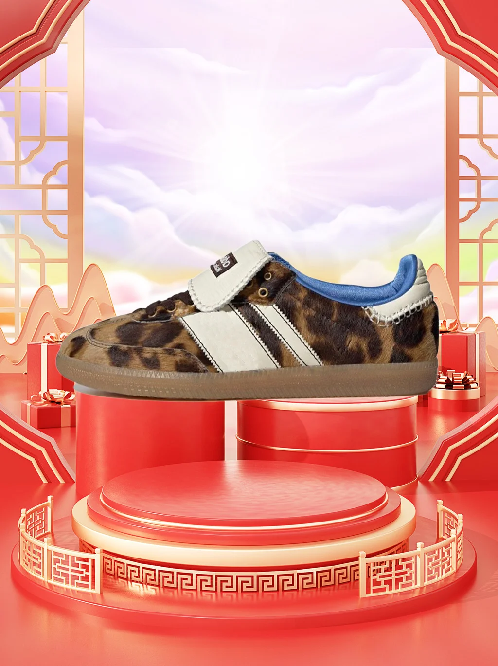 

High Quality Designer Wales Bonner Gazelle Shoes Women Mens Pony Leopard Trainers Vegan Sporty Rich Pink Loafers Sambas Sneakers