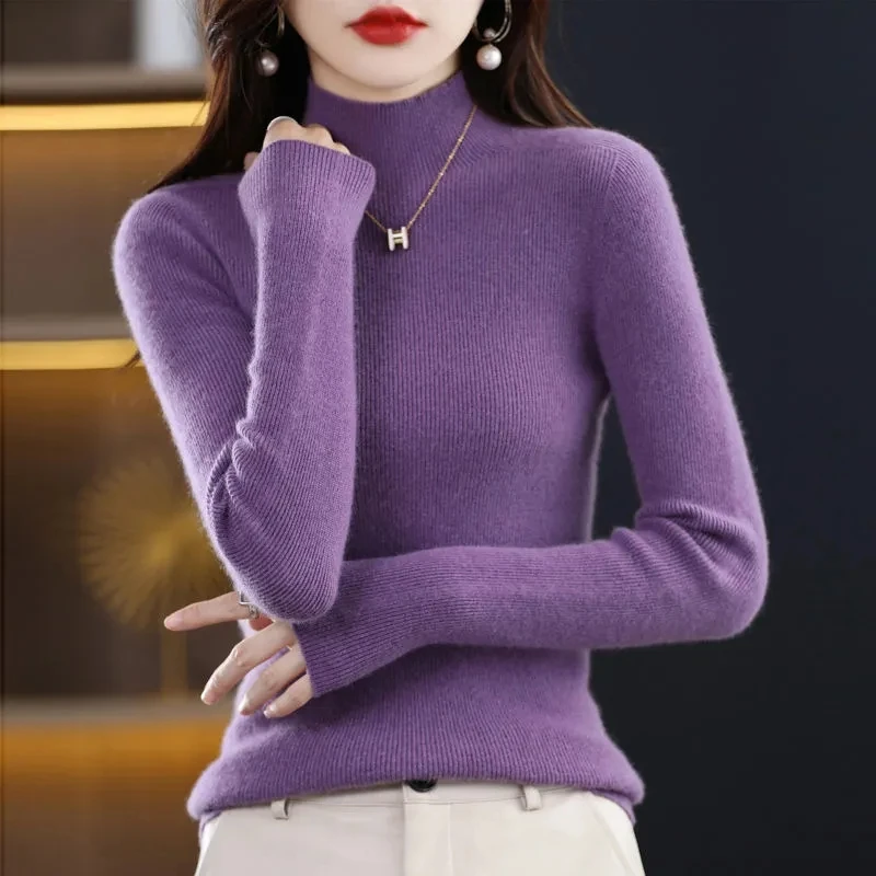 Women Sweater turtleneck Autumn Winter Basic Pullover Warm Casual Pulls Jumpers Korean Fashion Long sleeve Knitwear Shirt 2023
Women Sweater turtleneck Autumn Winter Basic Pullover Warm Casual Pulls Jumpers Korean Fashion Long sleeve Knitwear Shirt 2023